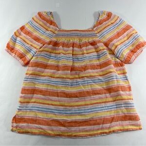 Talbots Colorful Striped Women’s Size S Blouse